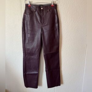 Express Super High Rise Vegan Leather Pants